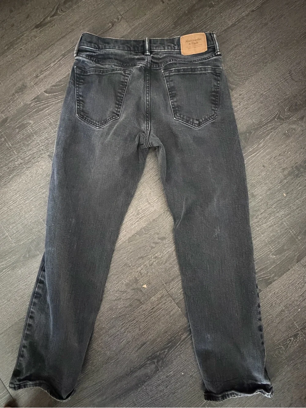 Abercrombie & Fitch Men's Straight Black Jeans 30x30